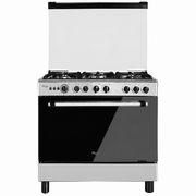 Super General SGC901FS 90×60cm 5 Burner Gas Cooking Range | Full Safety | Gas Oven | Rotisserie