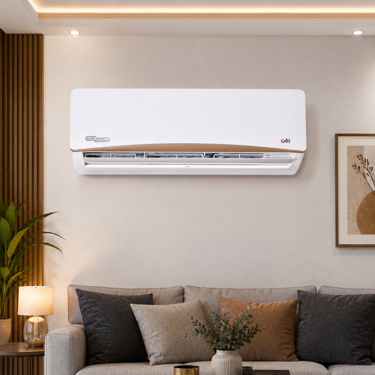SUPER GENERAL SGS195FE/NE 1.5 Ton Split Air Conditioner | T3 Rotary Compressor | R410A | 18000 BTU