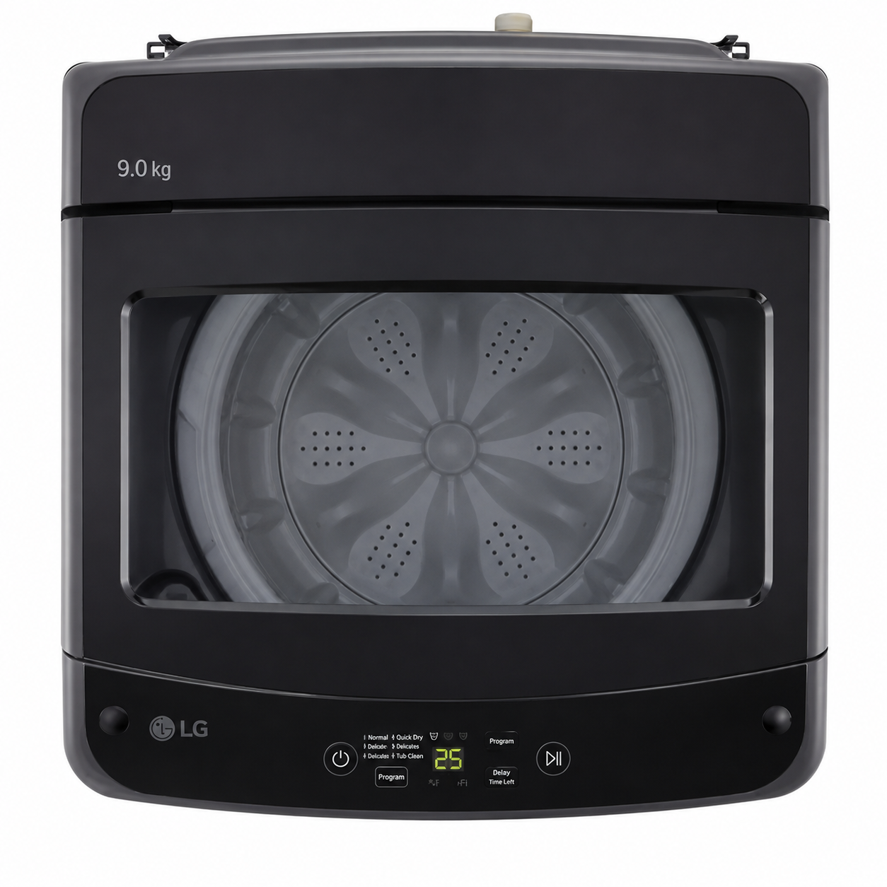 LG 9KG Top Load Automatic Washing Machine T65S1TDDT2 | Smart Inverter | TurboDrum™ | Black