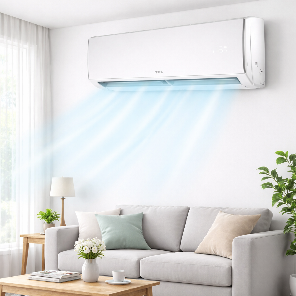 TCL 2.5 Ton Split Air Conditioner TAC-30CSXAT – 28500 BTU High Capacity Cooling