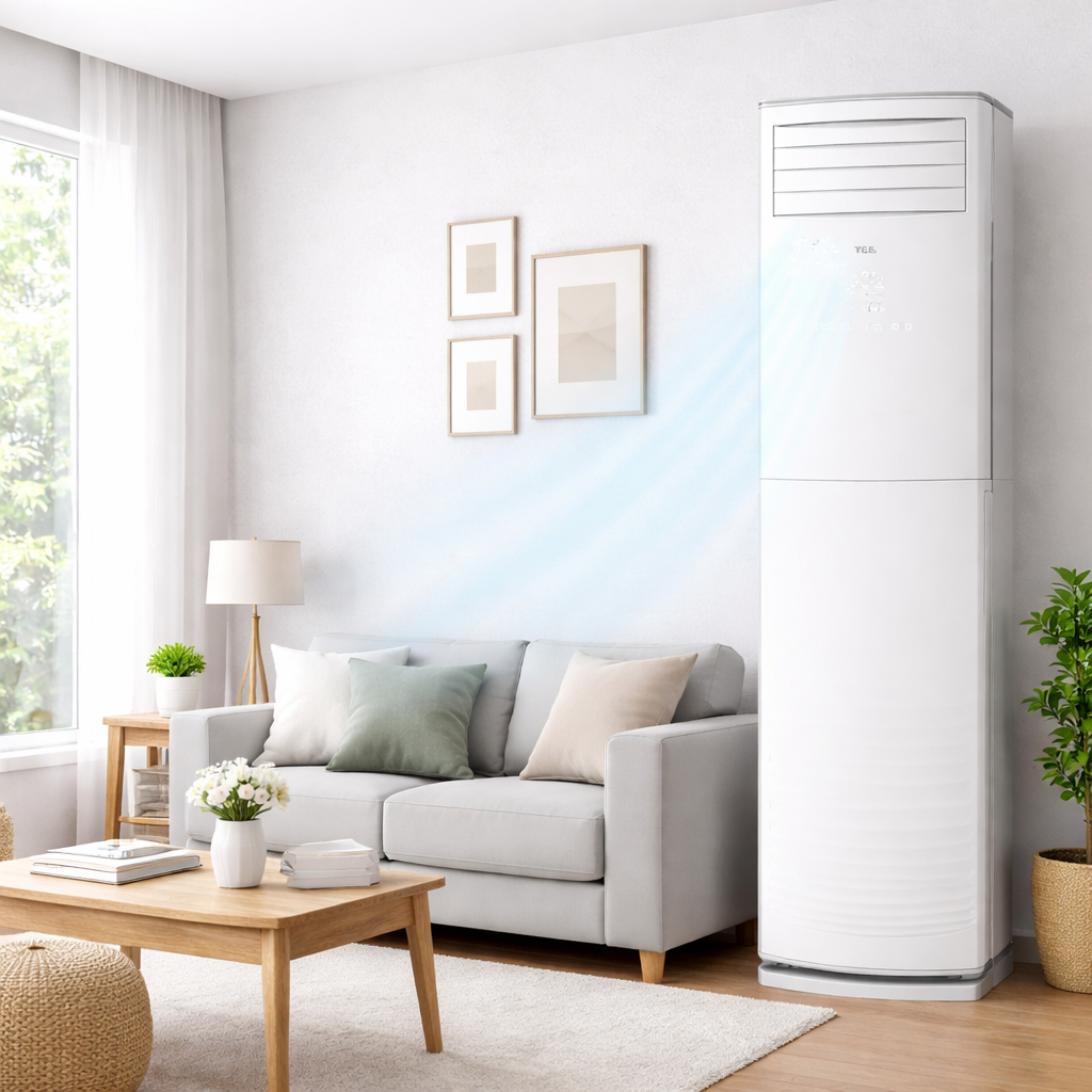 TCL 4 Ton Floor Standing Air Conditioner TAC-48CHFA/FH – FH Series High Capacity Cooling
