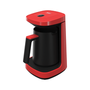 Beko Turkish Coffee Maker TKM2940K – 500W, One-Touch Control, Anti-Spill, Red