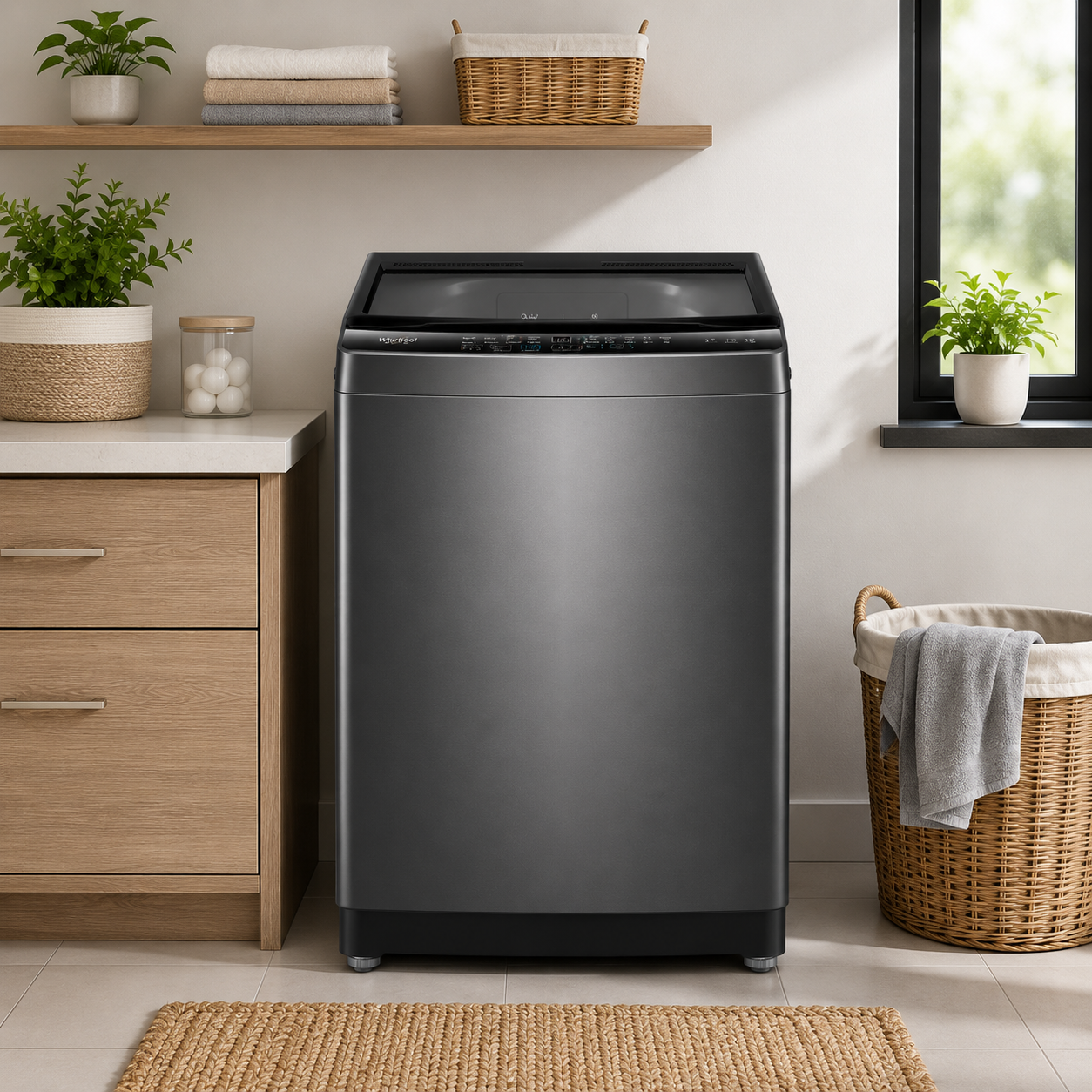 Haier TLA100-316S6 Top Load Washing Machine 10KG | Fully Automatic | Dark Silver