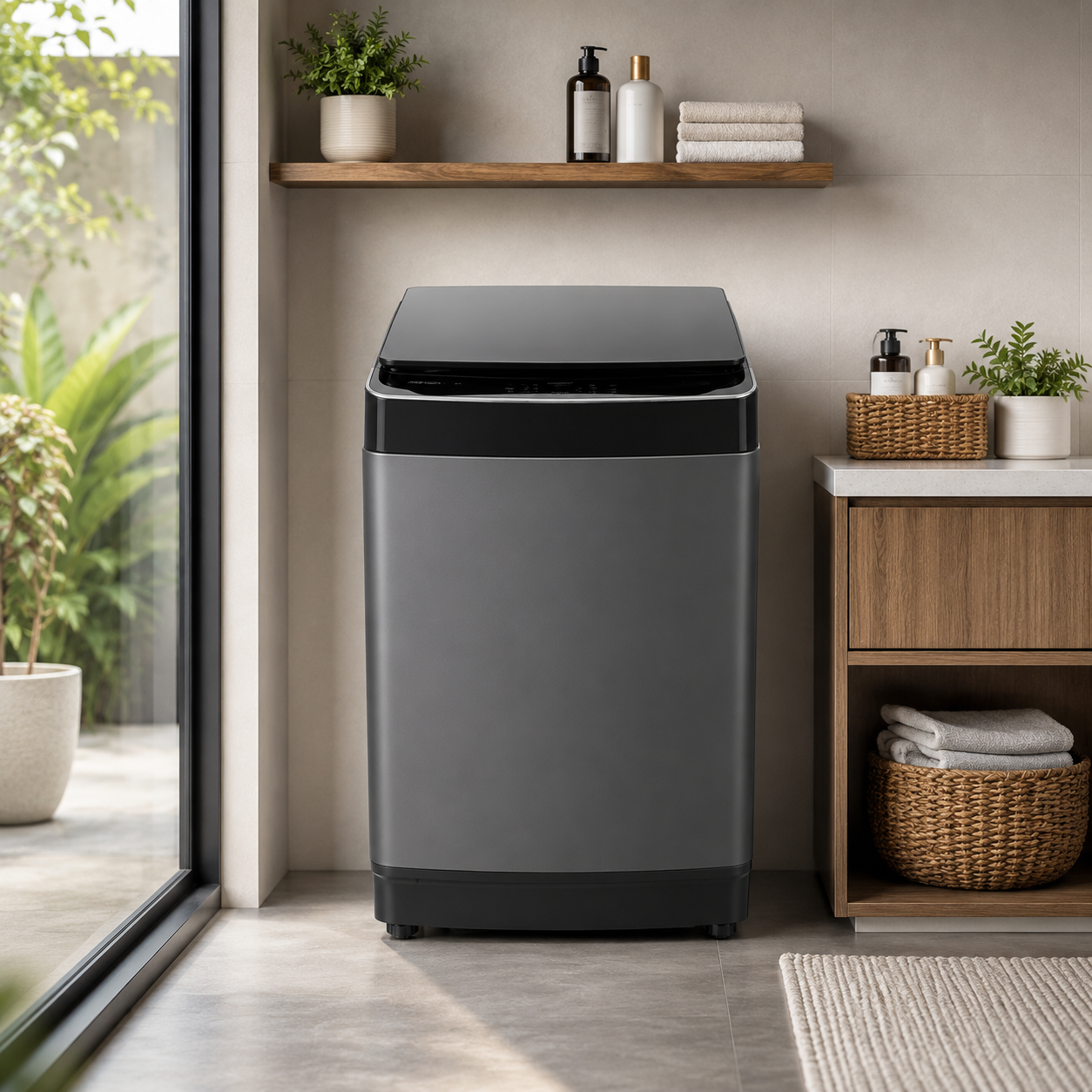 HISENSE 8kg Top Load Fully Automatic Washing Machine | 12 Wash Programs | Smart Fuzzy Logic | WT3K8022UT