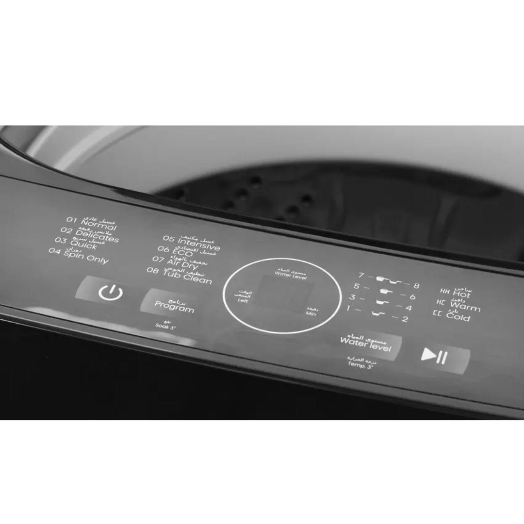 HISENSE 8kg Top Load Fully Automatic Washing Machine | 12 Wash Programs | Smart Fuzzy Logic | WT3K8022UT