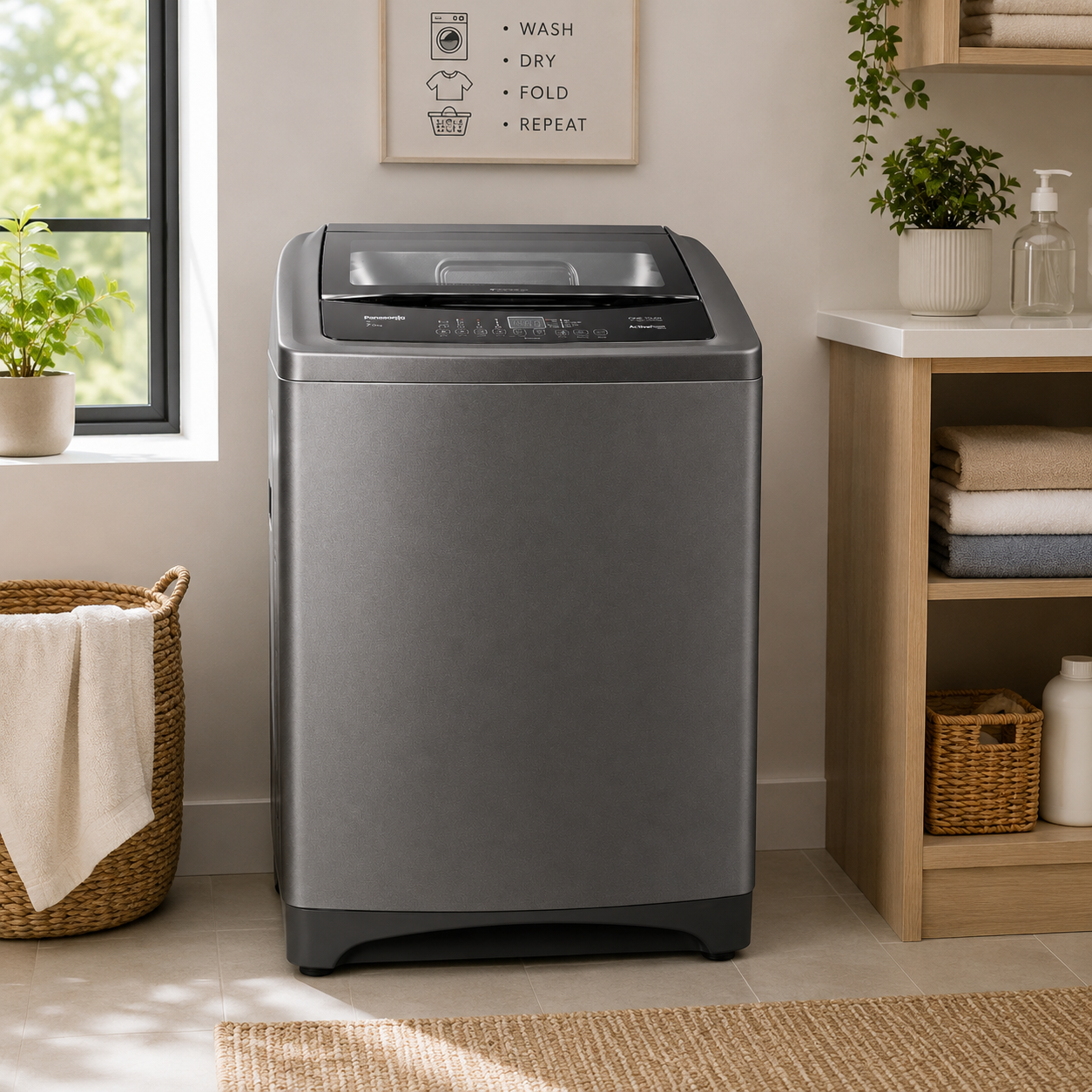 GORENJE WTP16NS 16kg Top Load Washing Machine | 700 RPM | 8 Wash Programs | Grey