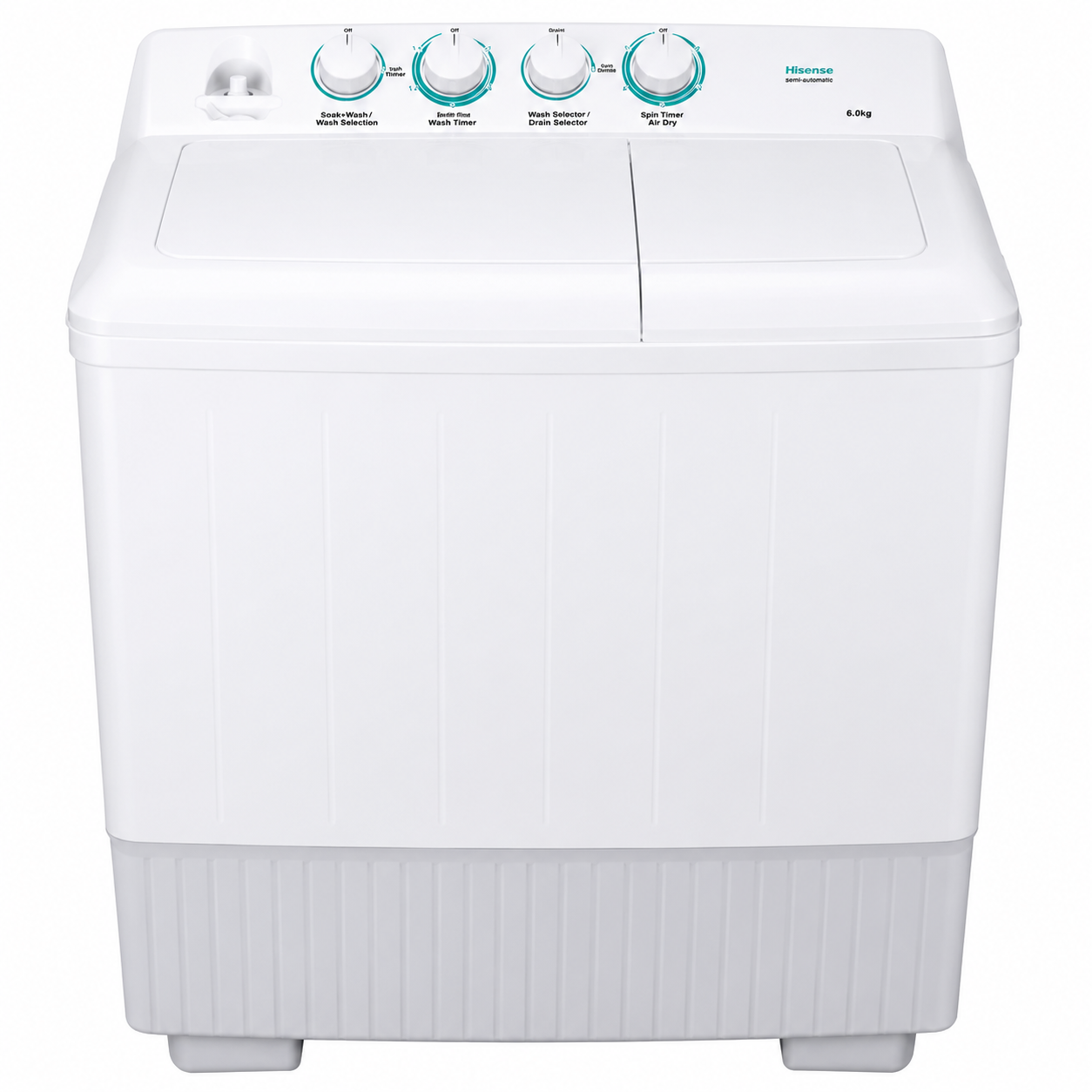 Hisense XPB140SXC14 Semi Automatic Top Load Washing Machine 14KG Wash / 7KG Spin Dryer | White