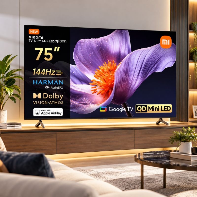 Xiaomi TV S Pro Mini LED 75 2026 | 4K 144Hz Google TV